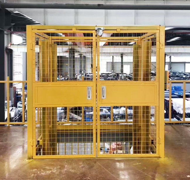 仙游智能导轨式升降机亮相